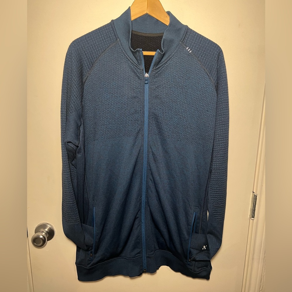 lululemon athletica Men's Lightweight Full-Zip Jacket in Navy Blue
